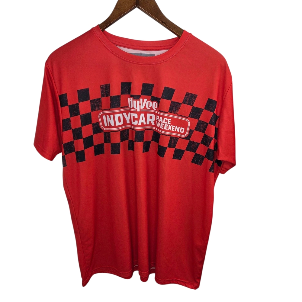 Hy-Vee IndyCar Race Weekend athletic sportswear t-shirt Size Large